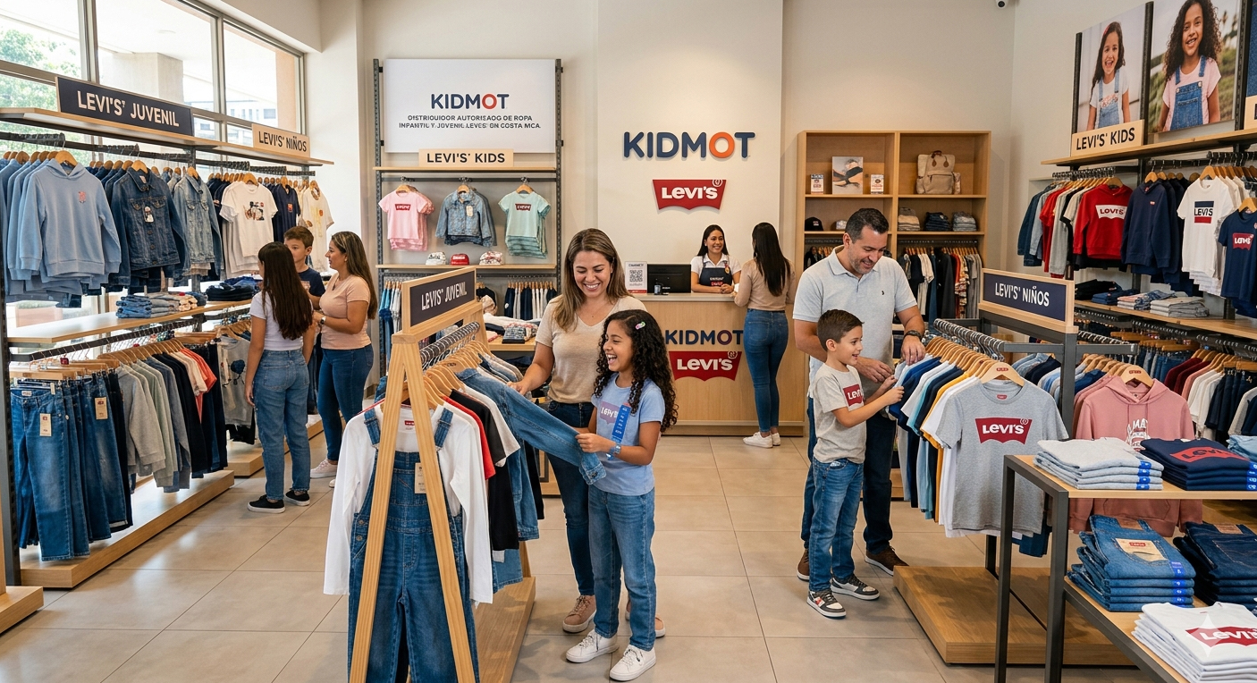 Tienda oficial Kidmot S.A. distribuidor Levi's Costa Rica